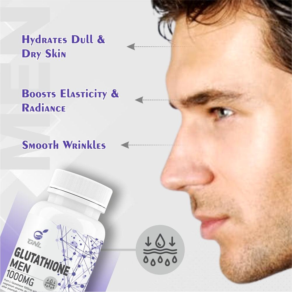 GNL Glutathione Tablets 1000mg For Men With Absorption Enhancers For Skin Whitening-60 Tablets - Image #6