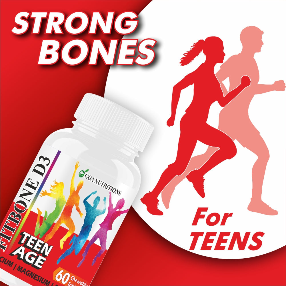 Well-C Calcium for Kids With Vitamin D (as d3) B12, C, Magnesium & Zinc (10 - 16 years) 120 Chewable Tablets