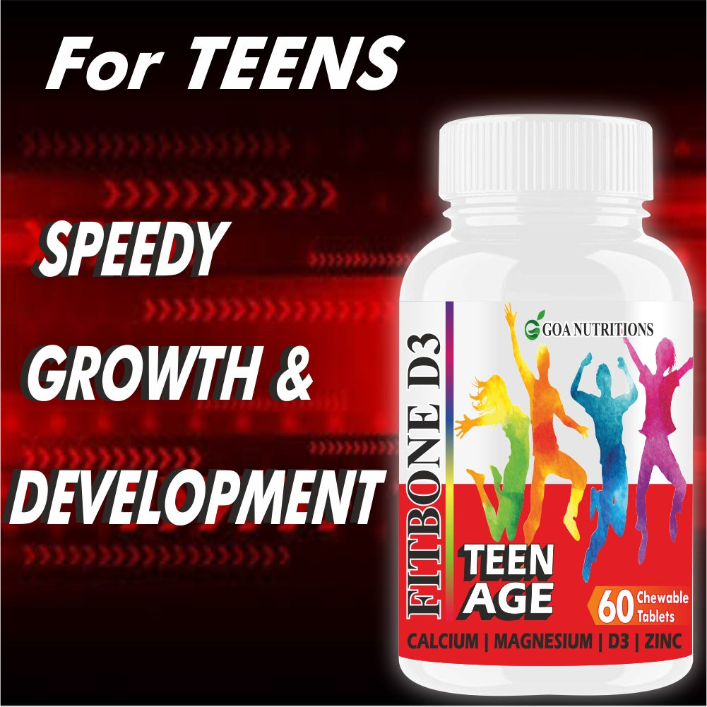 Well-C Calcium for Kids With Vitamin D (as d3) B12, C, Magnesium & Zinc (10 - 16 years) 120 Chewable Tablets