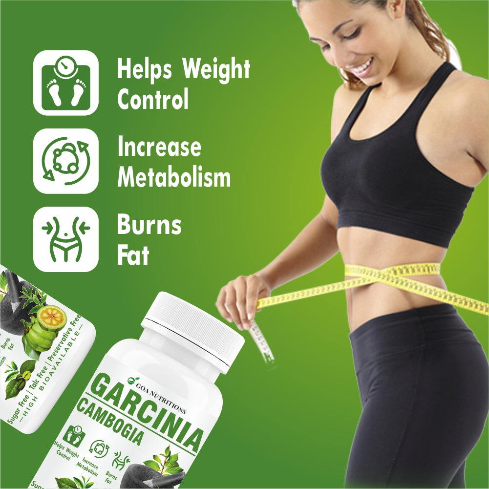 GOA NUTRITIONS Garcinia Cambogia for Weight Loss 60 Tablets