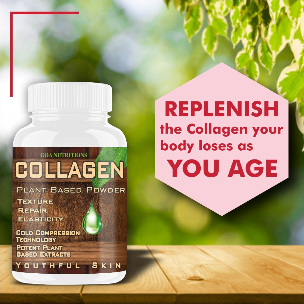 Goa Nutritions Collagen Powder For Women, Vital Collagen Protein Powder Peptides -110gm