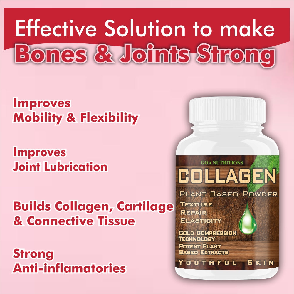 Goa Nutritions Collagen Powder For Women, Vital Collagen Protein Powder Peptides -110gm