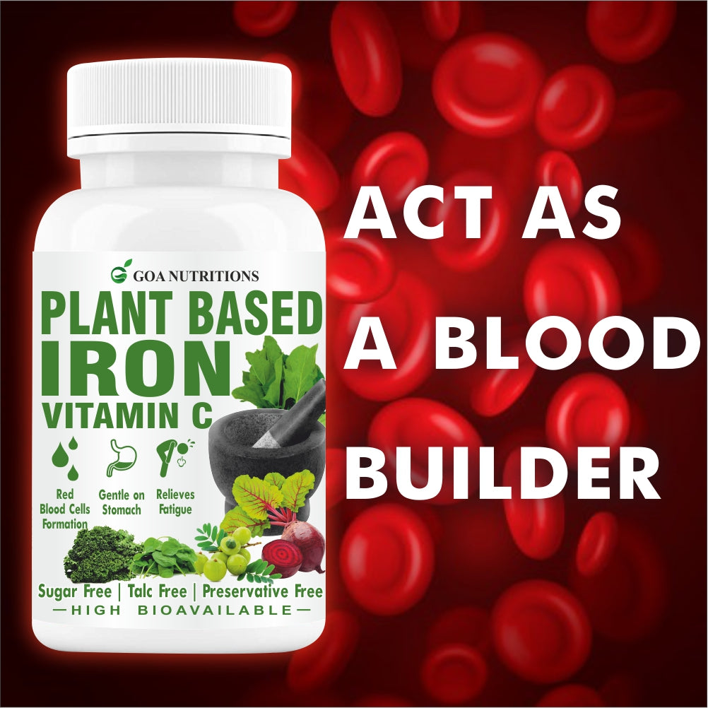 Goa Nutritions Plant Based Iron Supplement 120 Tablets