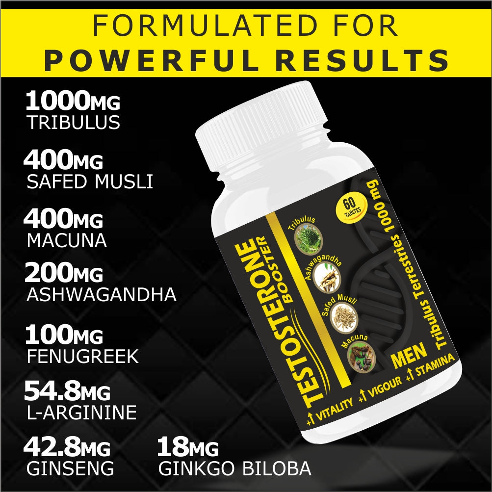 Goa Nutritions Testosterone Booster for men Supplement 60 Tablets
