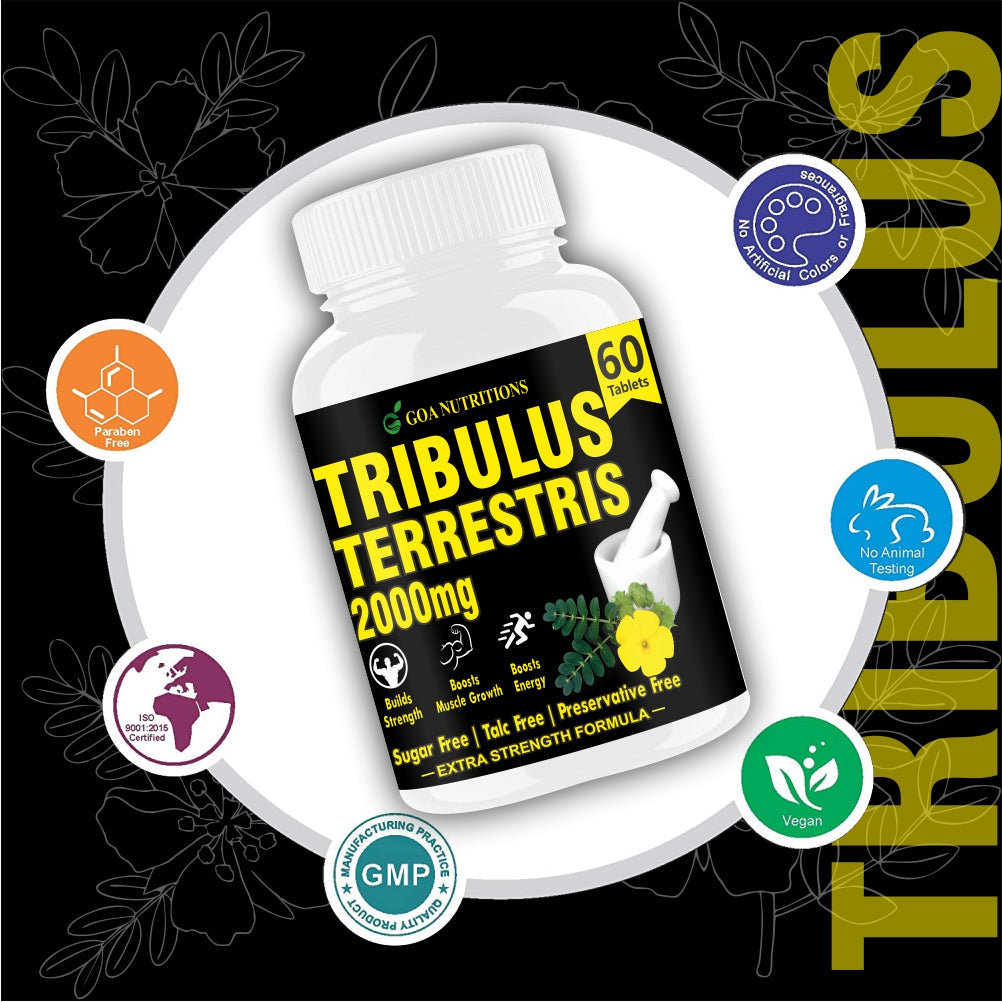 GOA NUTRITIONS Tribulus Terrestris For Men 60 Tablets