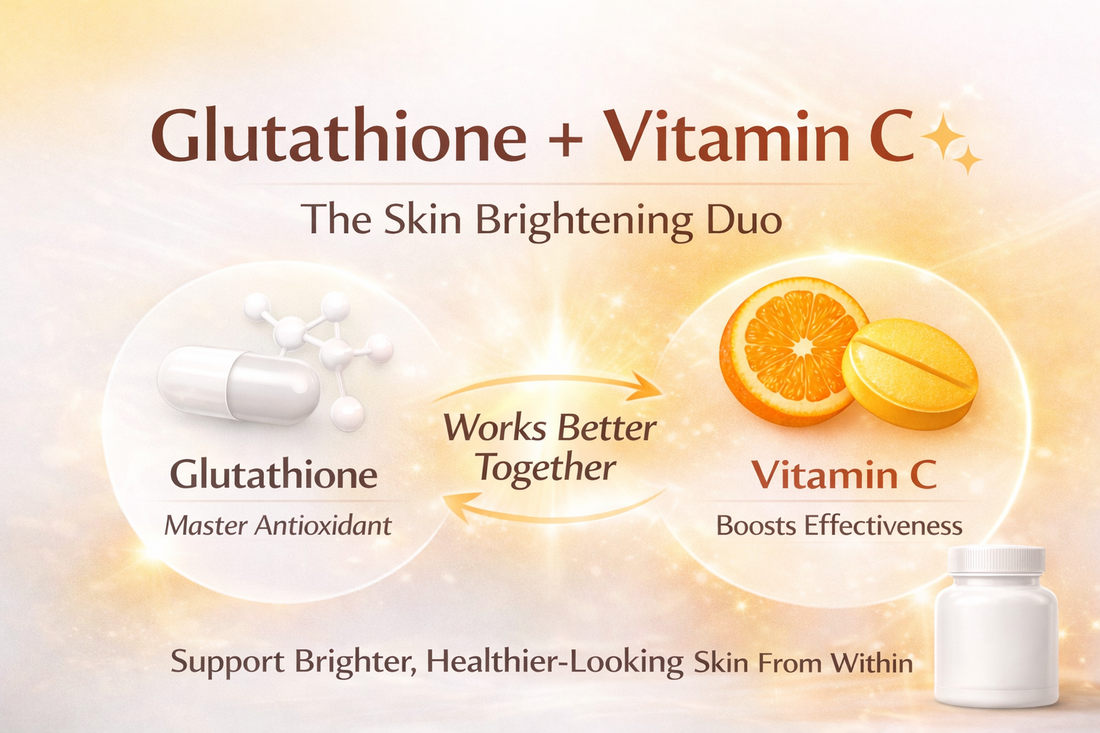 How Glutathione Works with Vitamin C for Brighter, Healthier Skin