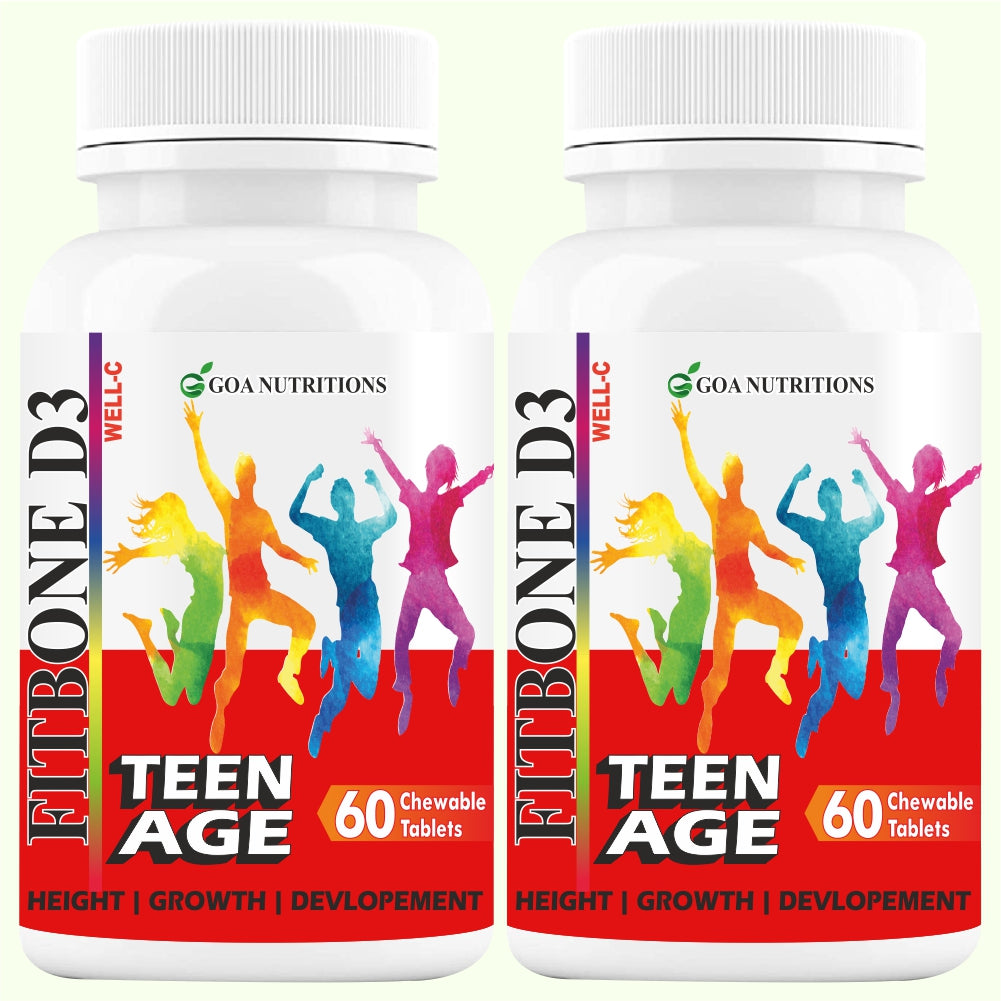 Well-C Calcium for Kids With Vitamin D (as d3) B12, C, Magnesium & Zinc (10 - 16 years) 120 Chewable Tablets