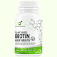 GOA NUTRITIONS Plant Based Biotin tablets For Hair Growth or Women Men- 60 Tablets