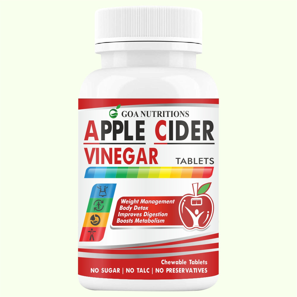 GOA NUTRITIONS Apple Cider Vinegar Keto Weight Loss For Women Men -60 Tablets