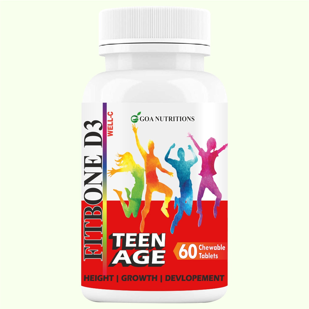 Well-C Calcium for Kids With Vitamin D (as d3) B12, C, Magnesium & Zinc (10 - 16 years) 60 Chewable Tablets