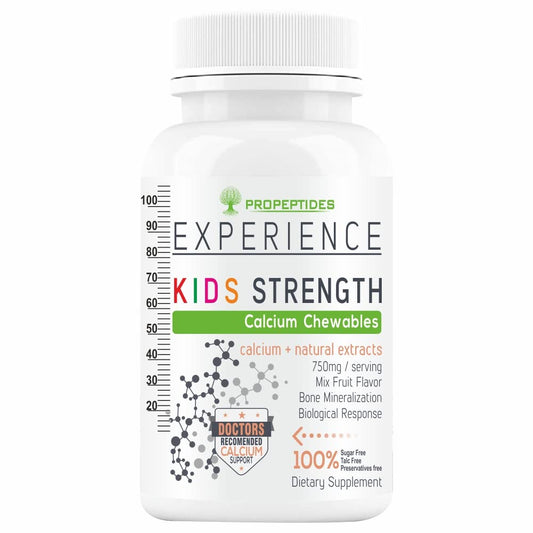 Calcium for Kids | Propeptides Calcium Chewable Tablets with Vitamin D3 | 60 Tablets