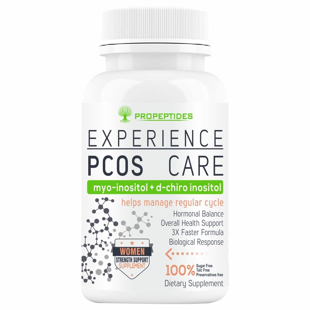 PCOS Supplement for Women  Myo-Inositol + D-Chiro Inositol, 60 Tablets