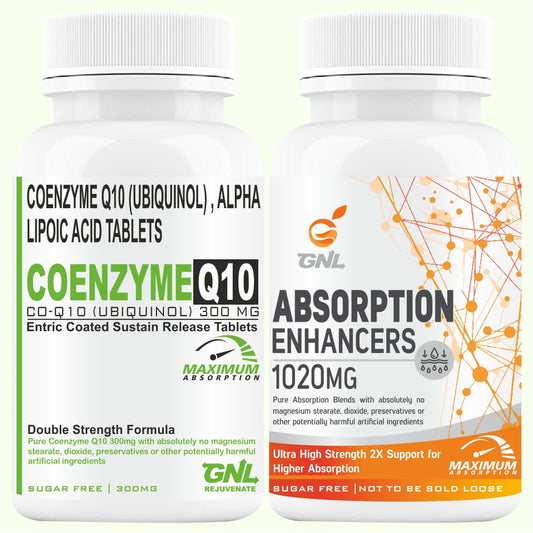 GNL Coenzyme q10, coq10 300mg As Ubiquinol -30  Tablets