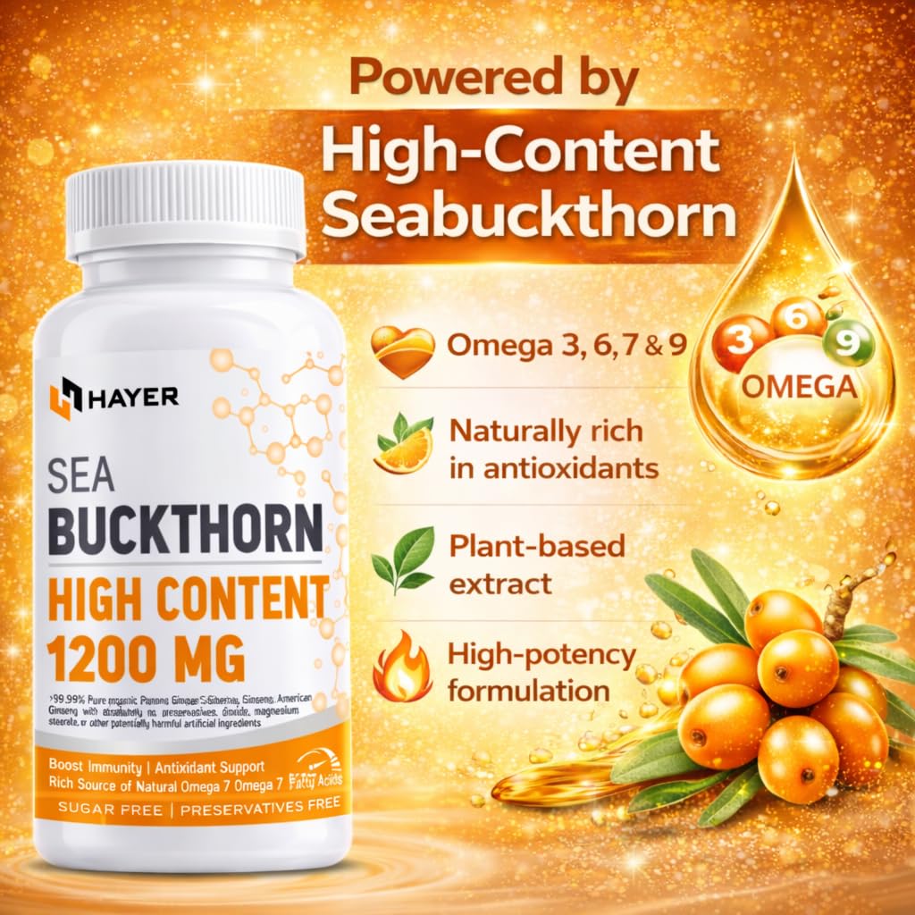 Sea Buckthorn Tablets – For Radiant Skin & Dry Eye Support