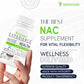 Propeptides NAC Supplement 600mg | 99.98% N Acetyl L Cysteine | Glutathione Precursor for Antioxidant & Lung Support | Acetylcysteine 60 Tablets