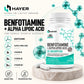 HAYER Benfotiamine 600mg + Alpha Lipoic Acid 600mg  60 Tablets