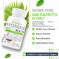 Saw Palmetto 800mg for Men with Piperine (98% Extract) — Prostate Health & Natural DHT Blocker Supplement, Supports Urinary Function & Hair, Berry Extract, 60 Tablets