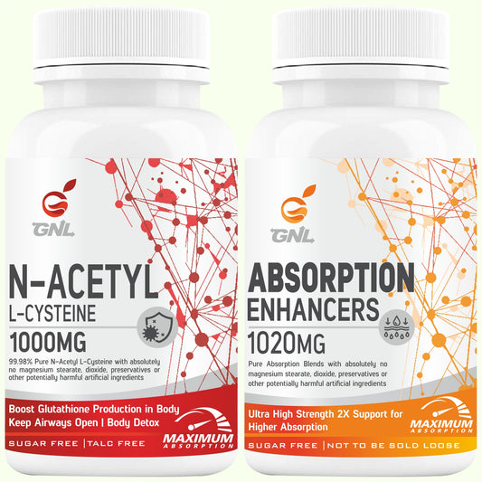 GNL NAC Supplement -N-Acetyl L-Cysteine 1000mg -60 Veg. Tablets