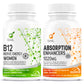 GNL Vitamin B12 Supplements For Women With Absorption Enhancers -30 Tablets