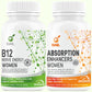 GNL Vitamin B12 Supplements For Women With Absorption Enhancers -30 Tablets
