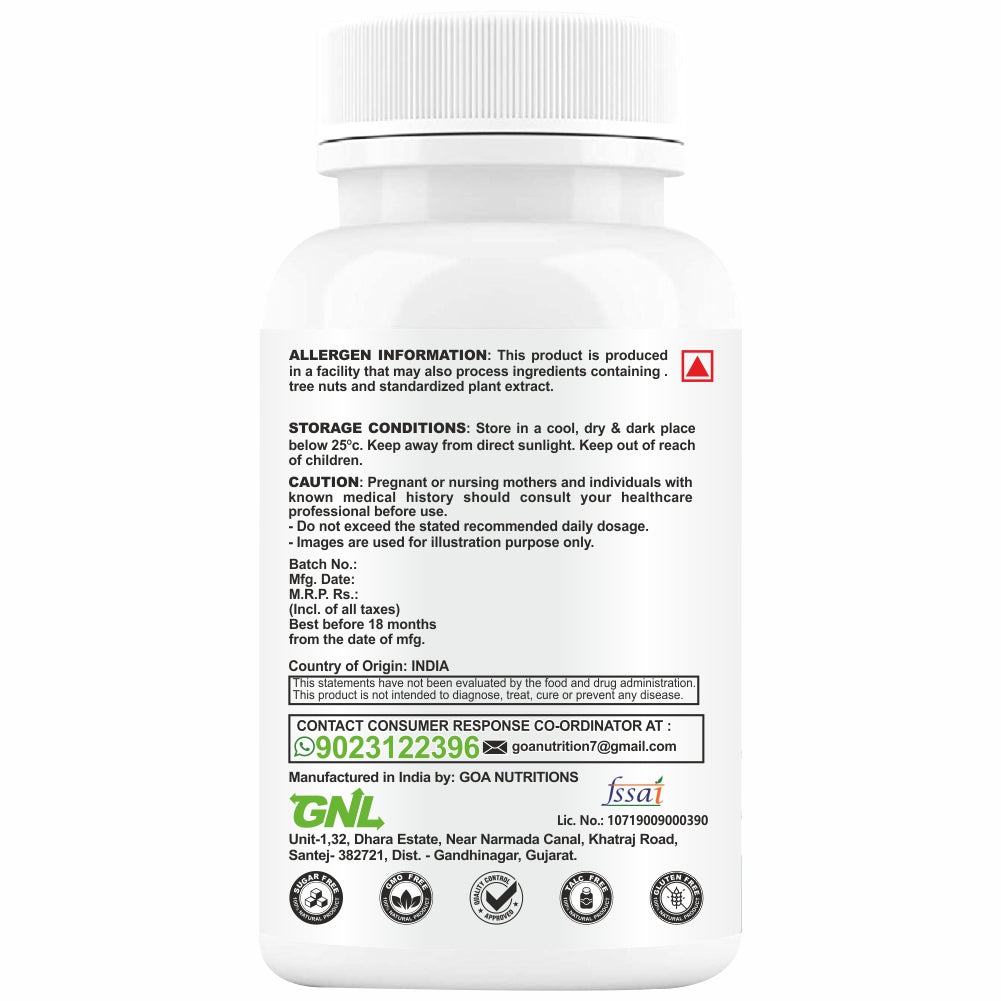 GNL Collagen Type 2 Supplements With Hydrolyzed Protein Collagen Peptides 60 Tablets