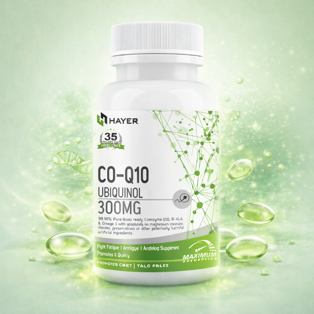 HAYER Ubiquinol Coq10 Supplement 300mg High Absorption, Antioxidant To Support Good Heart Health-90 Coenzyme q10 Tablet