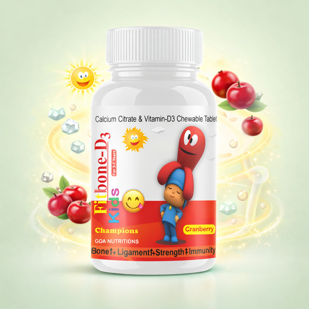 Well-C Calcium for Kids Multivitamin With Vitamin D (as d3) Chewable Tablets (3-7 years)