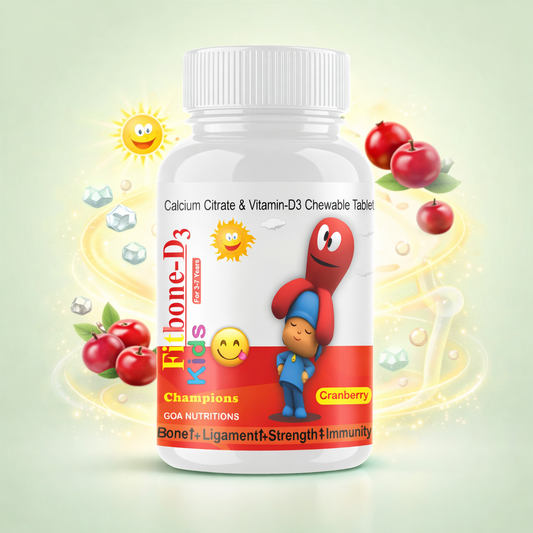 Well-C Calcium for Kids Multivitamin With Vitamin D (as d3) Chewable Tablets (3-7 years)