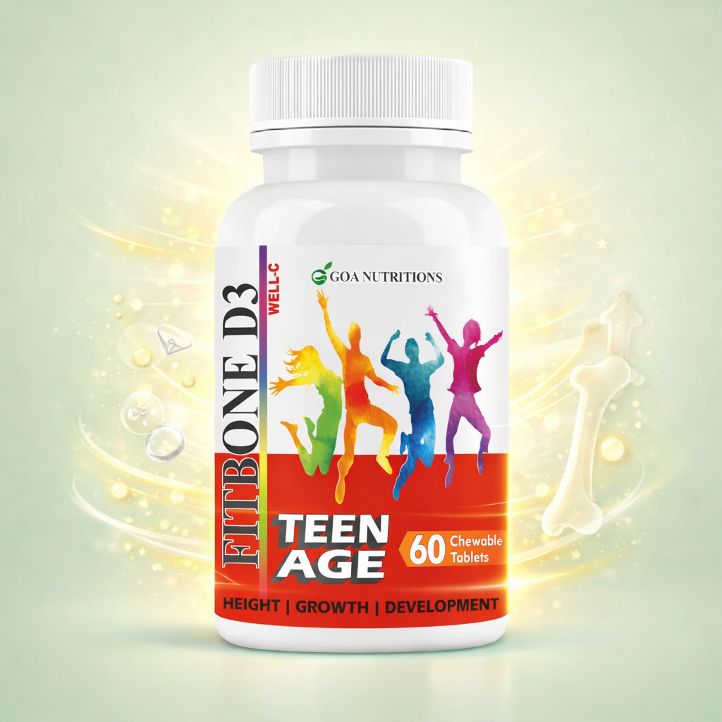 Well-C Calcium for Kids With Vitamin D (as d3) B12, C, Magnesium & Zinc (10 - 16 years) 60 Chewable Tablets