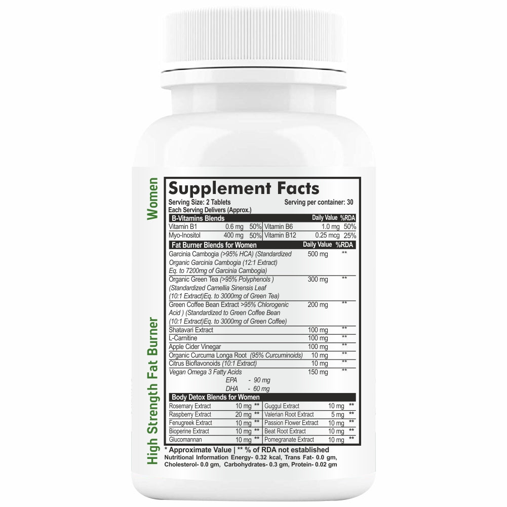 HAYER Fat Burners For Women With Green Tea, Apple Cider Vinegar,60 Keto Tablet s