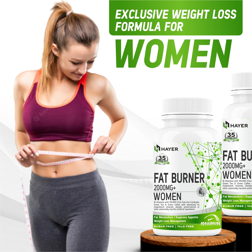 HAYER Fat Burners For Women With Green Tea, Apple Cider Vinegar,60 Keto Tablet s