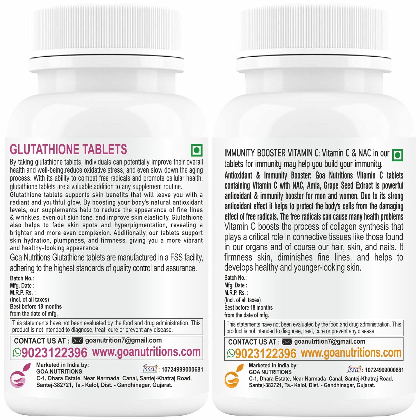 HAYER Glutathione for Skin Whitening 30 Tablets