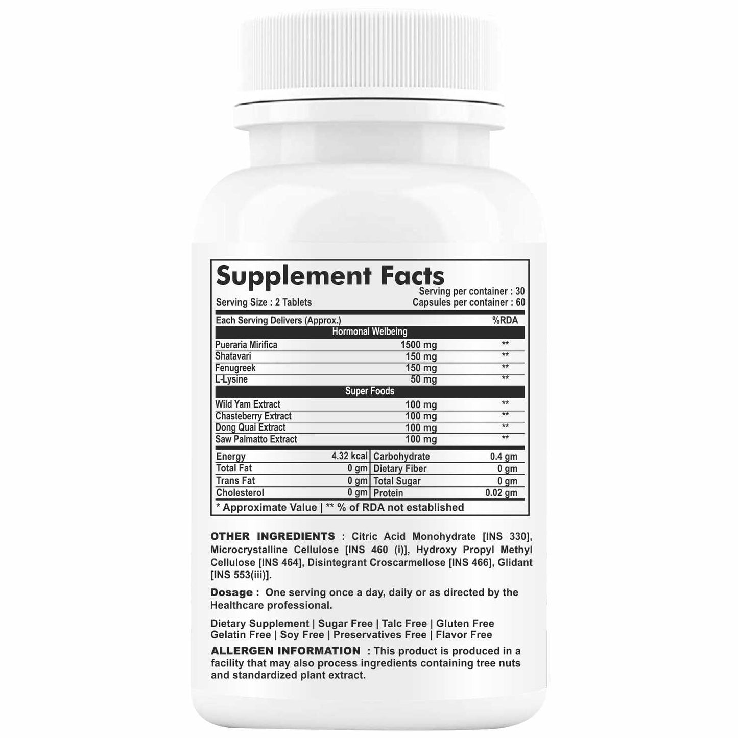 HAYER Breast enlargement tablets for Women 60 Supplements