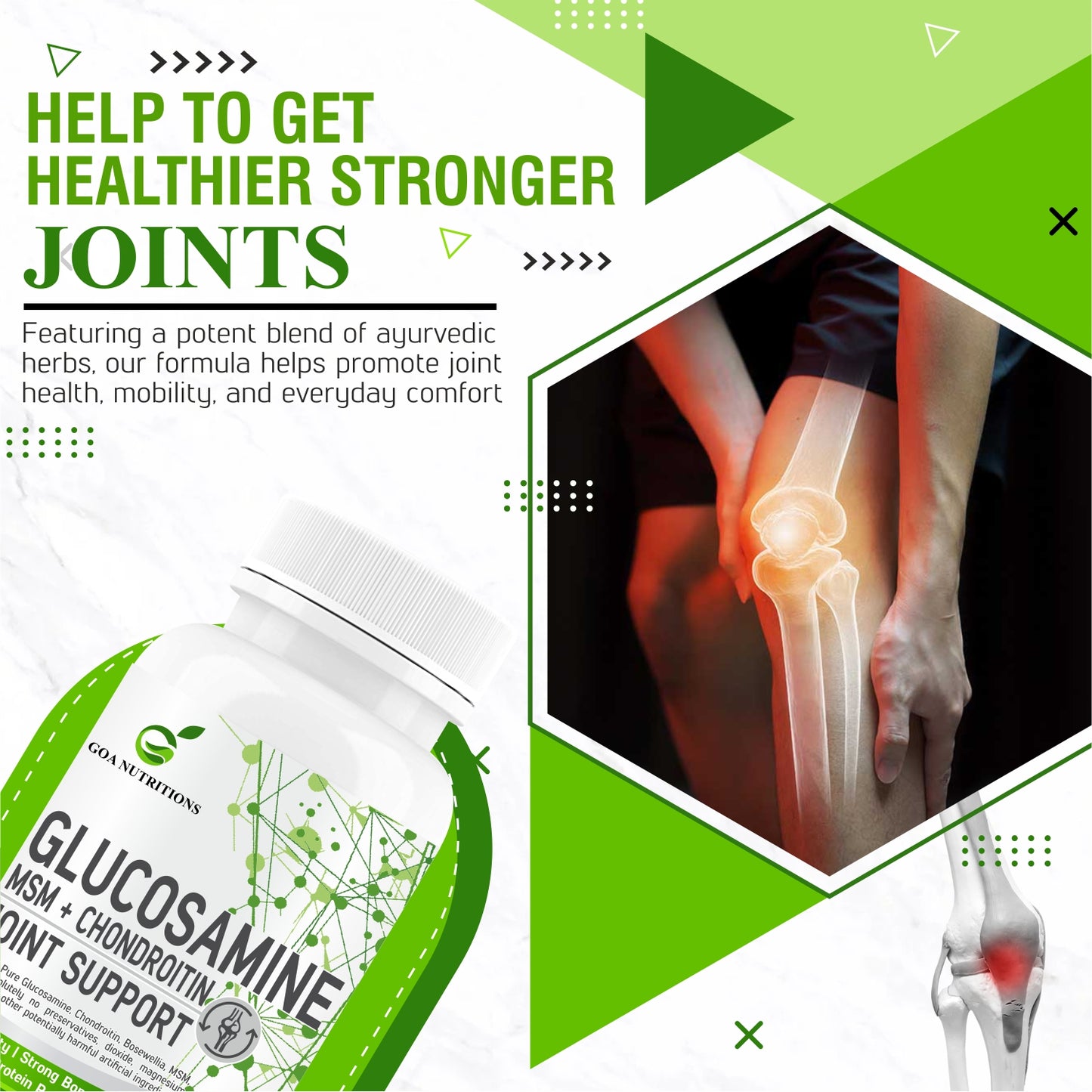 Goa Nutritions Joint Support Supplement 60 Tablets