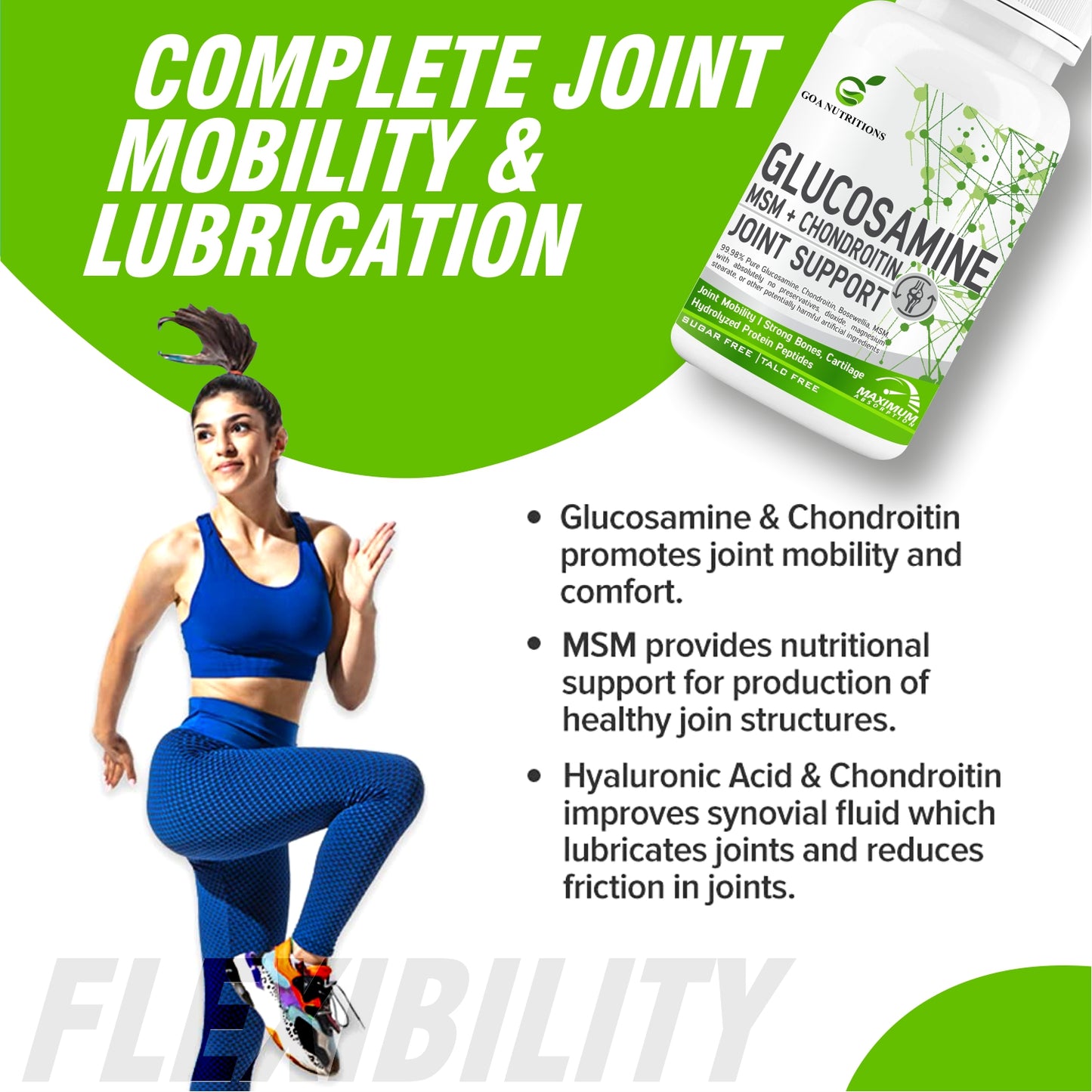 Goa Nutritions Joint Support Supplement 60 Tablets