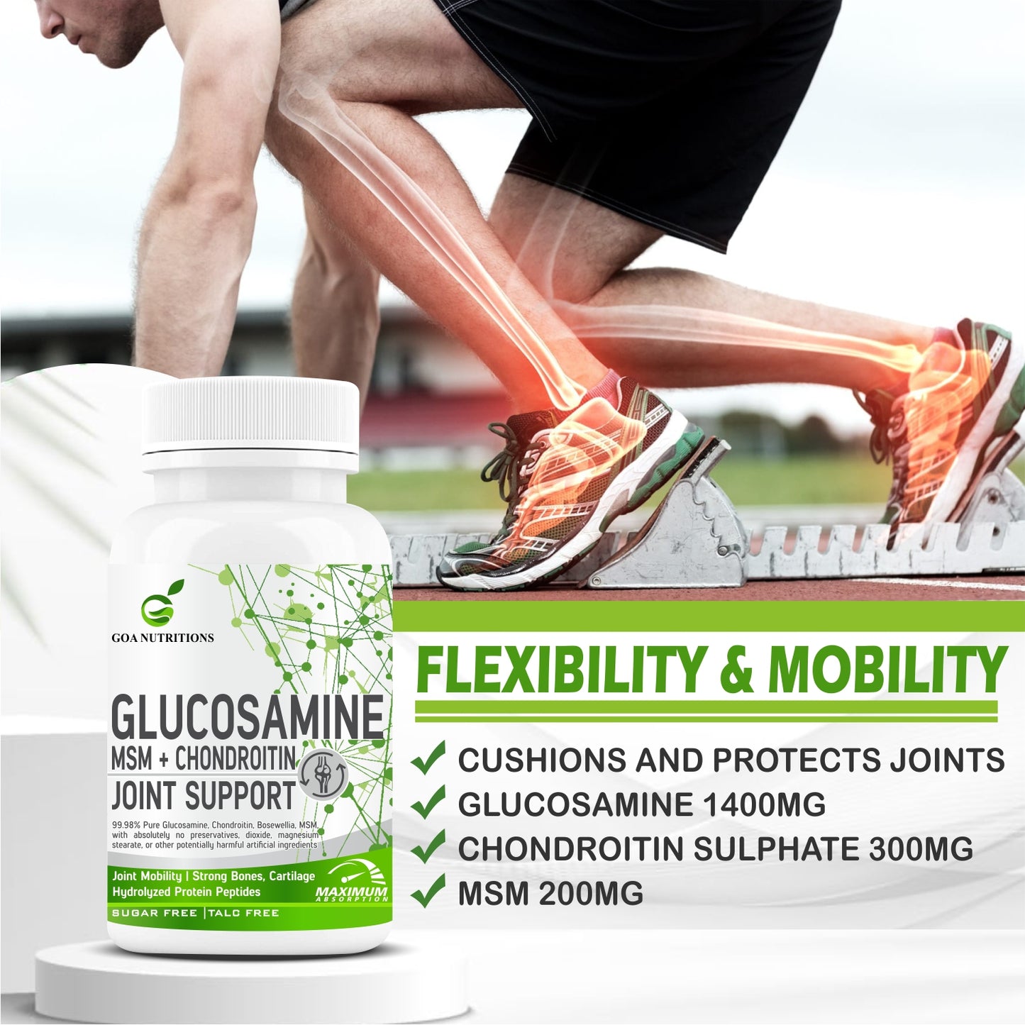 Goa Nutritions Joint Support Supplement 60 Tablets