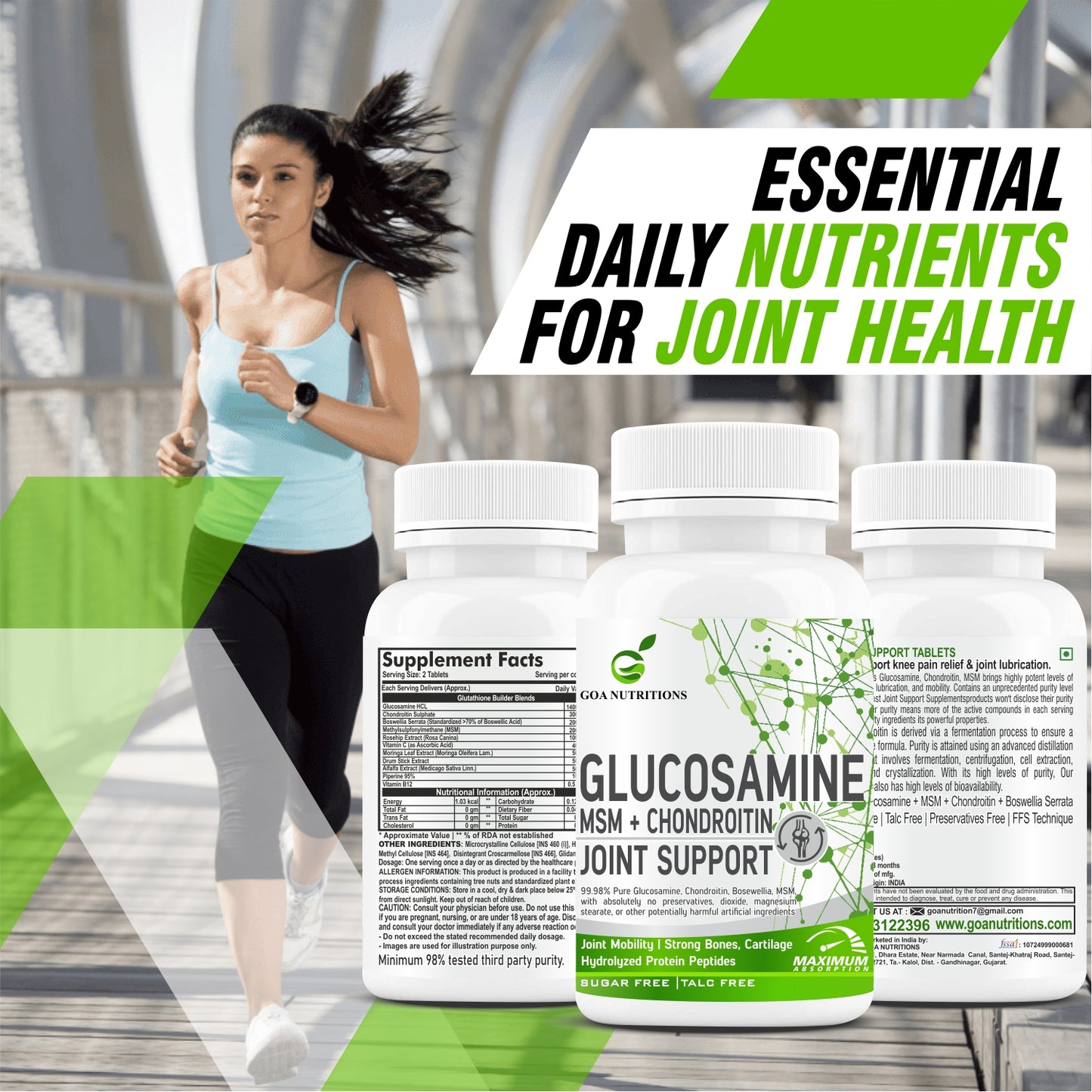 Goa Nutritions Joint Support Supplement 60 Tablets