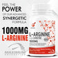 GNL L Arginine 1000mg Nitric Oxide Supplement with l carnitine, L Citrulline - 60 Veg No Sugar Tablets