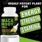 GOA NUTRITIONS Maca Root Extract Adaptogen Complex Red, Black and Yellow Grade, As Dietary Supplement, No Sugar, Preservatives, And Talc -60 Tablets
