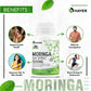 HAYER Moringa Tablets 1000MG Organic Leaf Powder, Good Health Supplement-60 Tablet