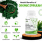 HAYER Spirulina Tablets 2000mg, Health Green Protein Superfood Nutritional Supplement-60 Tablet