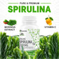 HAYER Spirulina Tablets 2000mg, Health Green Protein Superfood Nutritional Supplement-60 Tablet