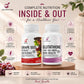 Glutathione Tablets & Grape Seed Extract Tablets  – Antioxidant Supplement Pack for Supporting Skin Brightening, Cellular Protection & Daily Health – Combo pack of 2