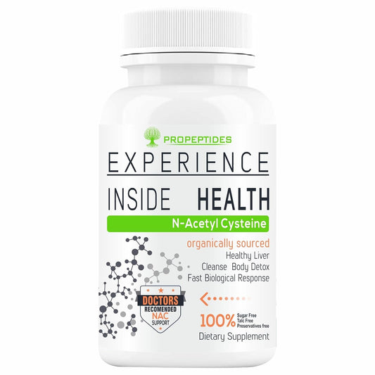 Propeptides NAC Supplement 600mg | 99.98% N Acetyl L Cysteine | Glutathione Precursor for Antioxidant & Lung Support | Acetylcysteine 60 Tablets