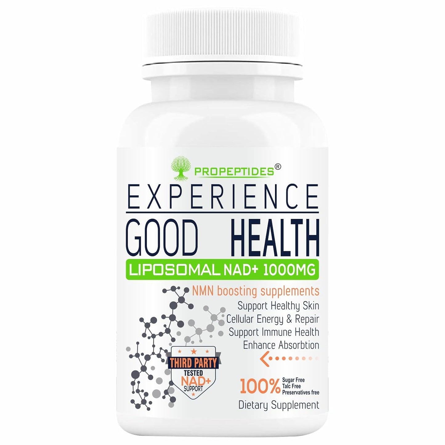 NAD+ Booster (NMN Alternative) - ((ACTIVE per COA)) 1000mg with Trans Resveratrol & Quercetin | Antioxidant & Healthy Aging Support, 30 Tablets