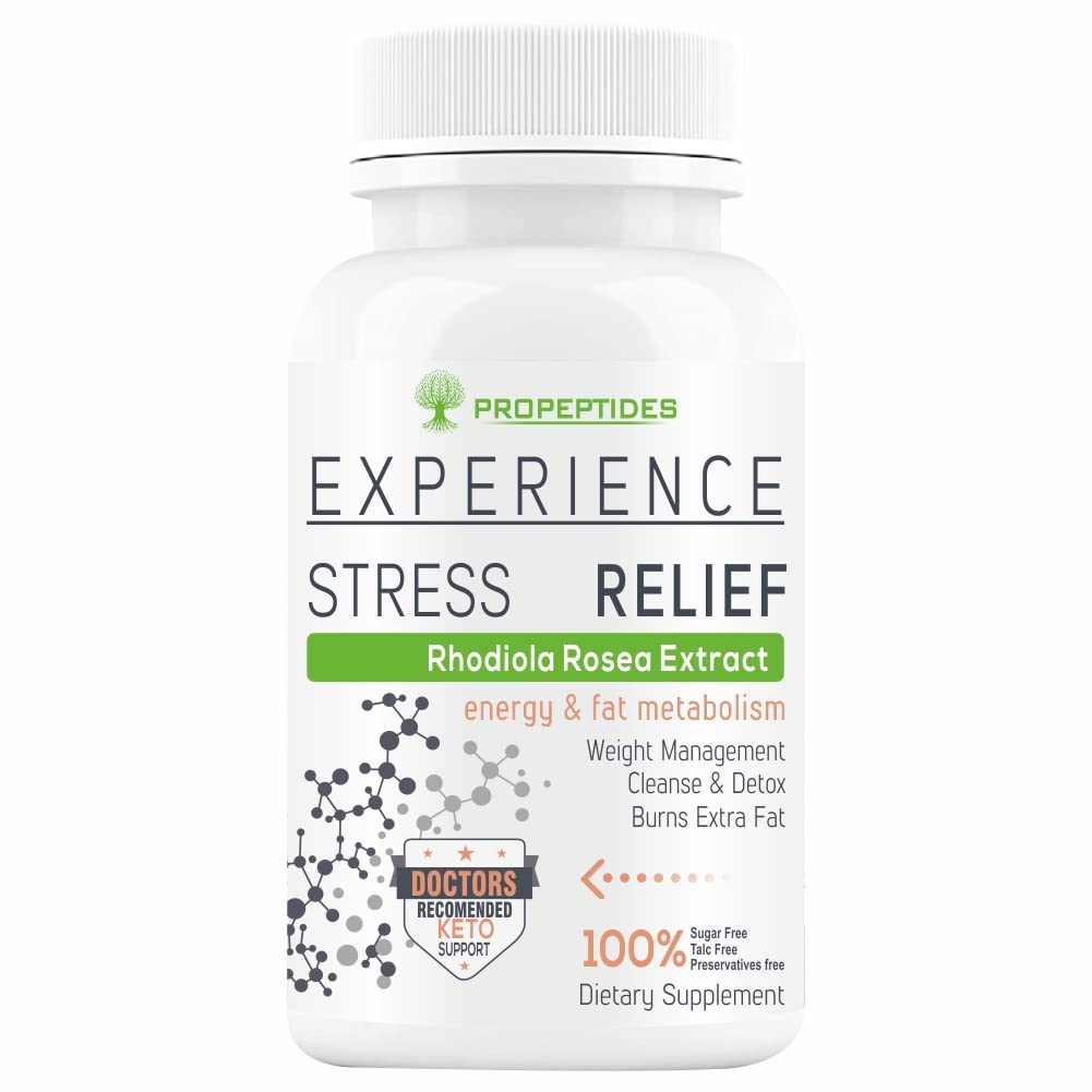 Rhodiola Rosea 500mg Adaptogen Supplement with Bioperine, Standardized 5% Salidroside | Vegetarian Tablets for Energy, Focus & Stress Support, Non-GMO, 60 Tablets