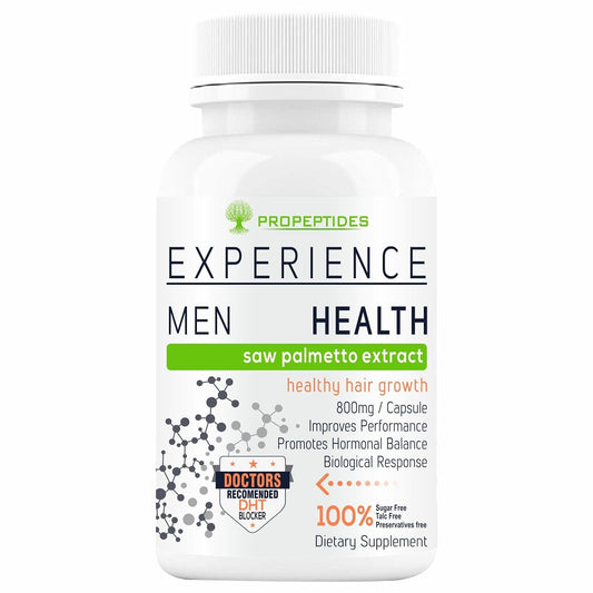 Saw Palmetto 800mg for Men with Piperine (98% Extract) — Prostate Health & Natural DHT Blocker Supplement, Supports Urinary Function & Hair, Berry Extract, 60 Tablets