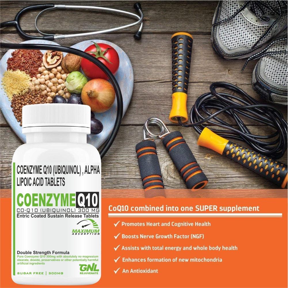 GNL Coenzyme q10, coq10 300mg As Ubiquinol -30  Tablets - Image #6