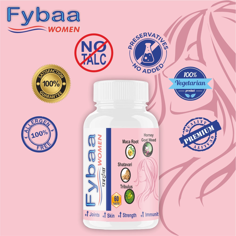 GOA NUTRITIONS Stamina Booster For Women To Support Female Fitness 60 Tablets