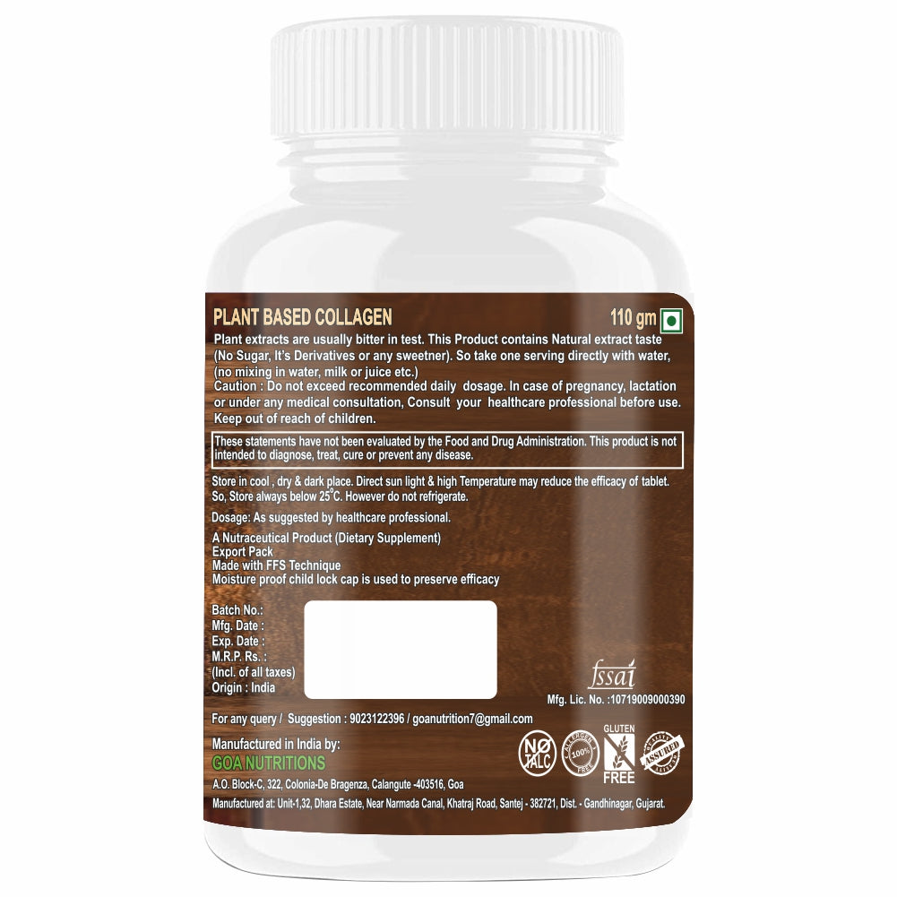 Goa Nutritions Collagen Powder For Women, Vital Collagen Protein Powder Peptides -110gm